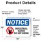 Signmission Industrial Water Do Not Drink Sign With Symbol, 14 in W x Rectangle, Vinyl Decal OS-2PACK-NS-D-1014-L-13693 - alternate 5
